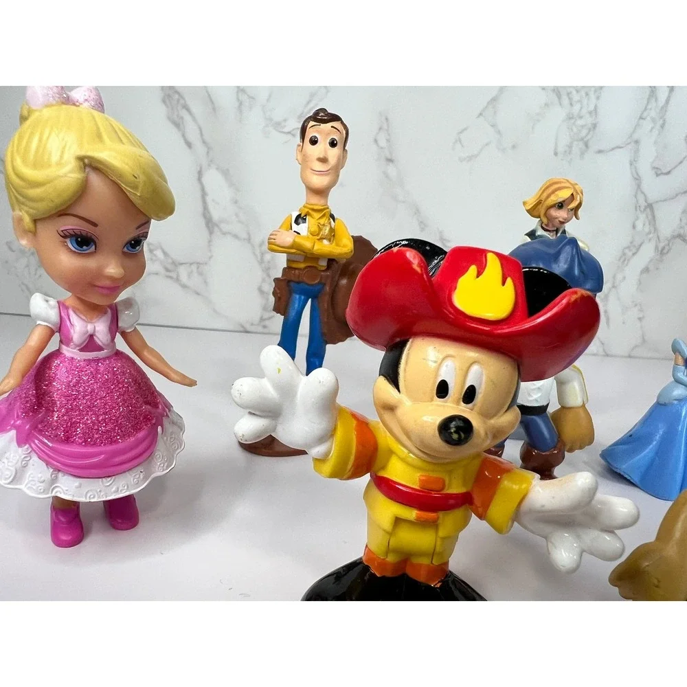 Lot of 11 Disney Figures – Little Kingdom, Sofia, Rapunzel, Mickey, Woody & More